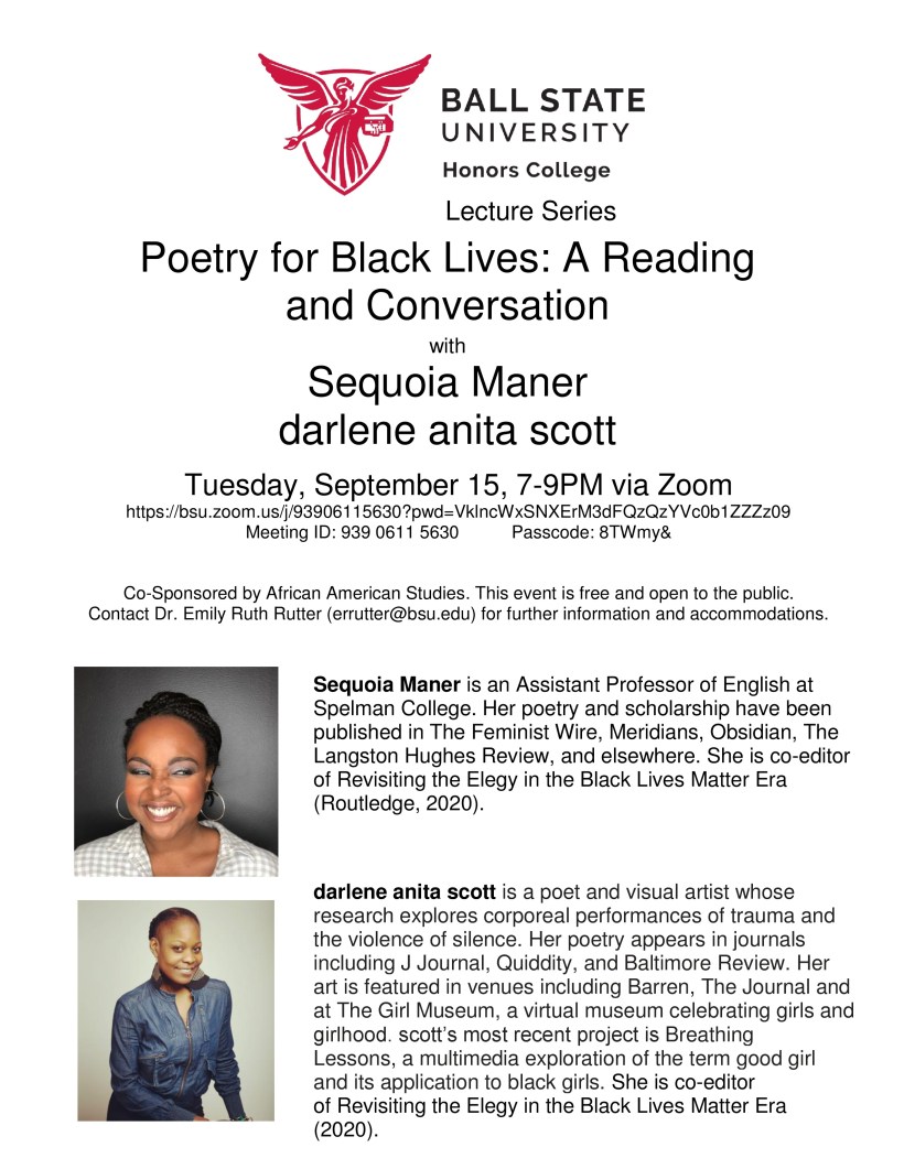 Poetry for Black Lives Ball State Flyer_9.15.20